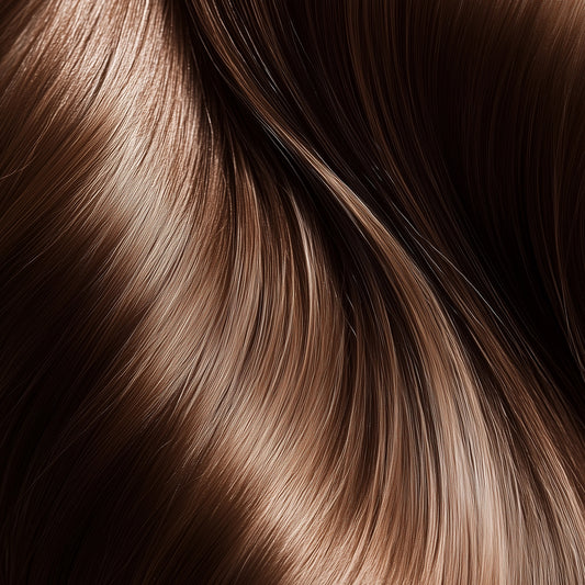 Luxurious Invisible Weft Extensions - Espresso Macchiato / Farbe: 8