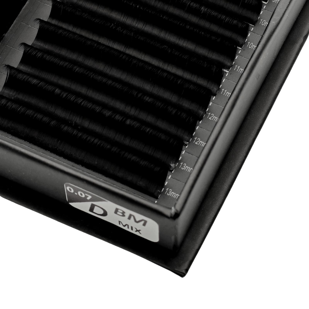 Easy Fan Lashes, D-Curl - 0,07 - Mix Tray